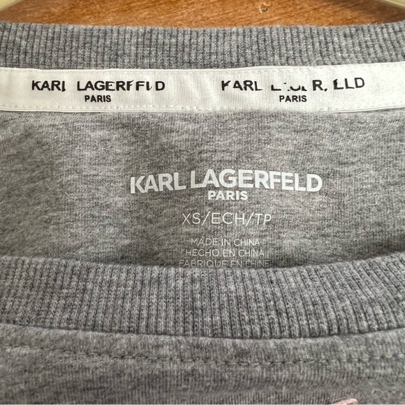 Karl Lagerfeld, Paris, women’s size XS, Crewneck, embroidered, sweatshirt - Picture 9 of 9